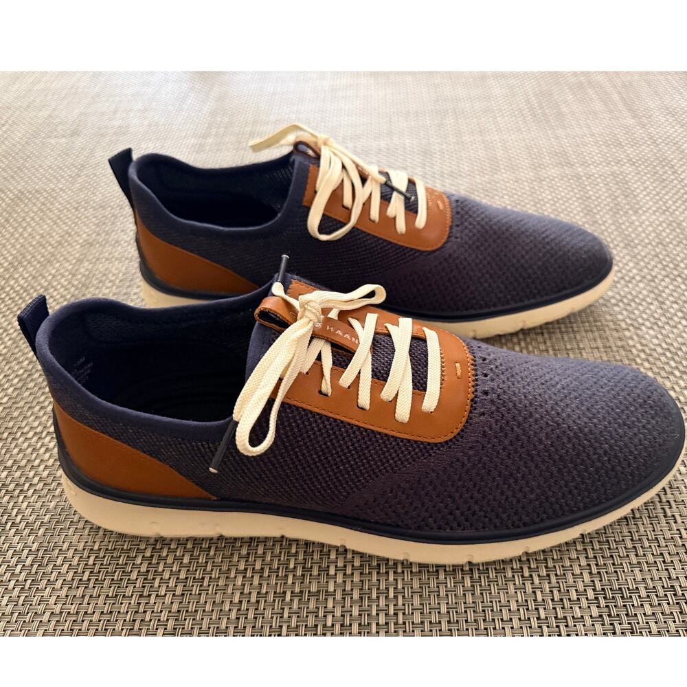COLE HAAN NWOB Men Generation Zerogrand Stitchlite Sneaker Preppy Casual 13M Blu - Picture 5 of 8